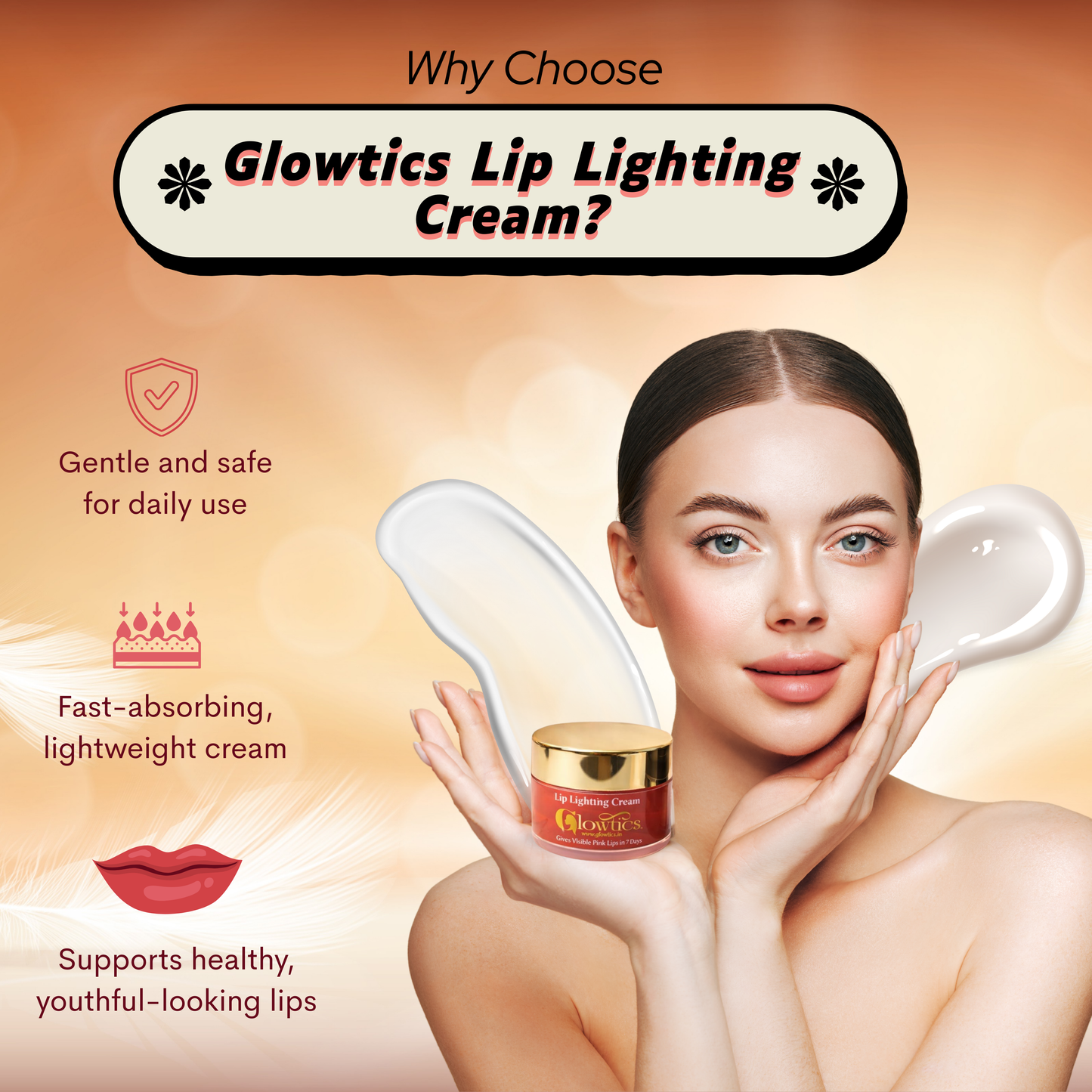 Glowtics Lip Lighting Cream Dual Pack